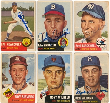1953 Topps Collection (125+) Including Signed Cards (76) - Beckett